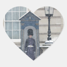 Buckingham Palace London England Heart Stickers