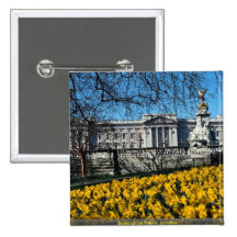 Buckingham Palace, London Pinback Button