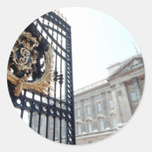 Buckingham Palace Round Sticker