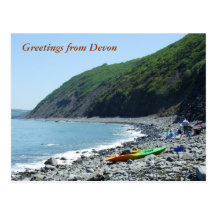 Bucks Mills Beach, Devon Postcard