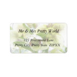Bud To Blossom - White Hellebores Address Label