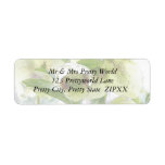 Bud To Blossom - White Hellebores Return Address Labels