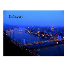 Budapest kilato, Budapest postcard  Danube