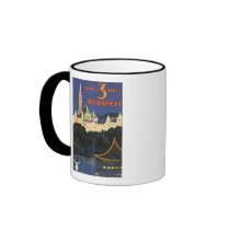 Budapest Vintage Travel Poster Mug