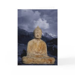 Buddha and Blue Mountains Greeting Cards