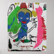 Buddha and Dragon Poster