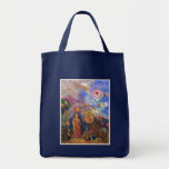 Buddha and the Flower by Odilon Redon Bag