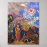 Buddha and the Flower - Poster Print by Redon