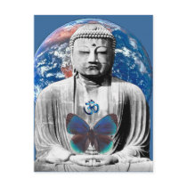 Buddha Awaits Postcard