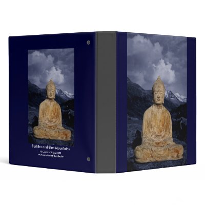 Buddha Blue Mountains Binder by BuddhaArt