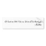 Buddha bumper sticker