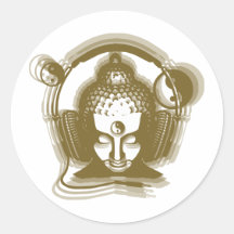 Buddha Deejay Sticker