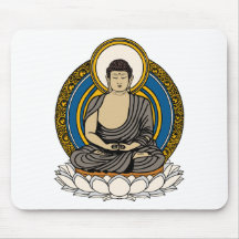 Buddha Dhyana Mudra Mouse Pad