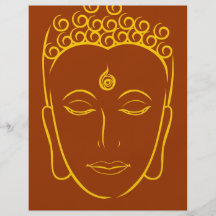 Buddha Doodle Art Flyer Design