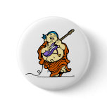 Buddha Electric Guitar Button