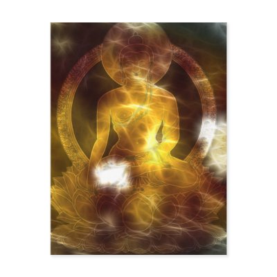 Buddha Energy 4 Postcards by BuddhaGifts