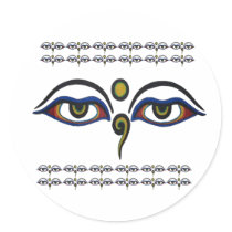 Buddha Eyes Sticker