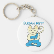 Buddha Kitty Keychains