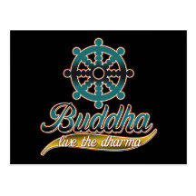 Buddha Live the Dharma Postcards