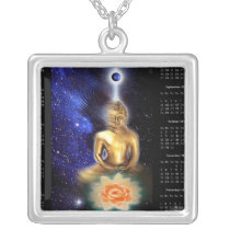 buddha lotus pendant