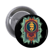 Buddha Love and Peace buttons
