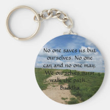 Buddha Path Quote Key Chains