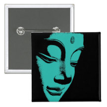 Buddha Pinback Buttons