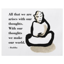 Buddha Quote: All That We Are Full Color Flyer