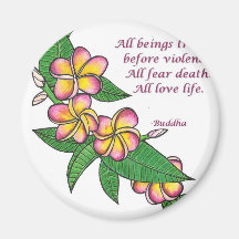 Buddha Quote Fridge Magnet