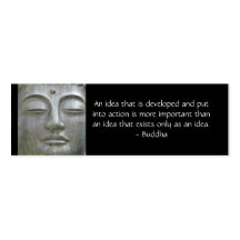 Buddha Quote Profile Card Business Card Template