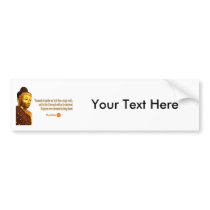 Buddha Quote - The way is not in the sky ... Bumper Sticker