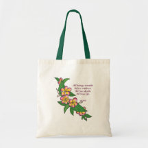 Buddha Quote Tote Bags