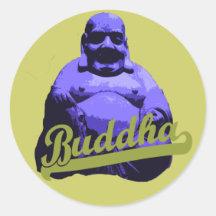 Buddha Round Stickers