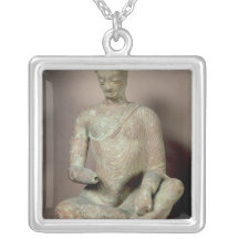 Buddha seated in meditation, from Fondukistan Custom Necklace