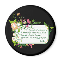 Buddha Single Candle Quote Refrigerator Magnets