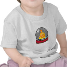 Buddha Snow Globe T Shirt
