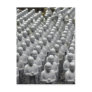 buddha statue lines postcard