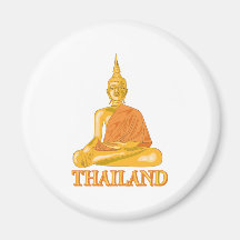 Buddha Thailand Refrigerator Magnets
