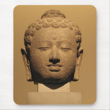 Buddha's head Mousepad