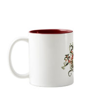 Buddhist Floral Om Mugs