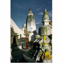 Buddhist Temple in Kathmandu, Nepal Photo Cutout
