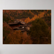 Buddhist Temple Poster