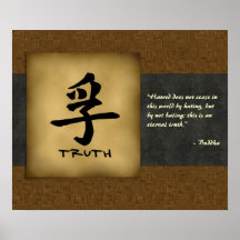 Buddhist Truth Quote Custom Poster