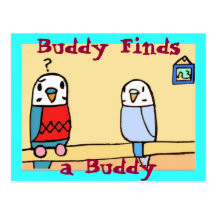 Buddie the Budgie Postcard