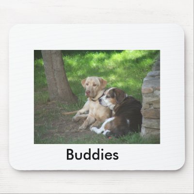 Buddies Mousepad by nhmgifts