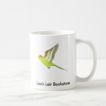 Budgerigar flying - Melopsittacus undulatus Promo Mugs