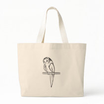 Budgerigar Parrot Bird Canvas Bag