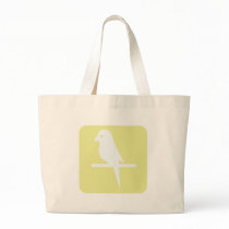 Budgerigar Parrot Bird Icon Tote Bag