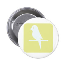 Budgerigar Parrot Bird Icon Buttons