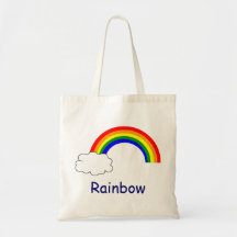 Budget Fourre-tout d'arc-en-ciel Sac